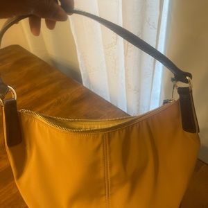 Tan Ralph Lauren shoulder bag made of Nylon Material!!!
